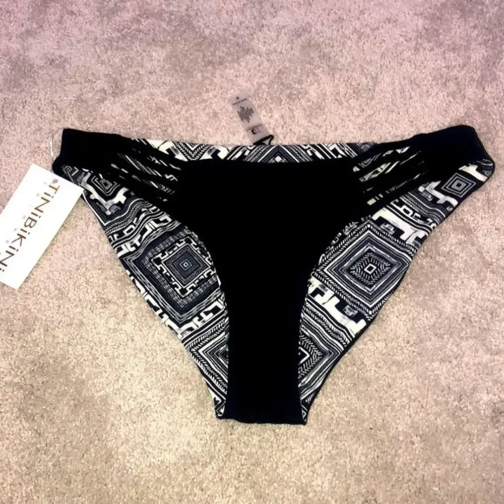 Tinibikini Bikini Bottom‎ Reversible Medium Black